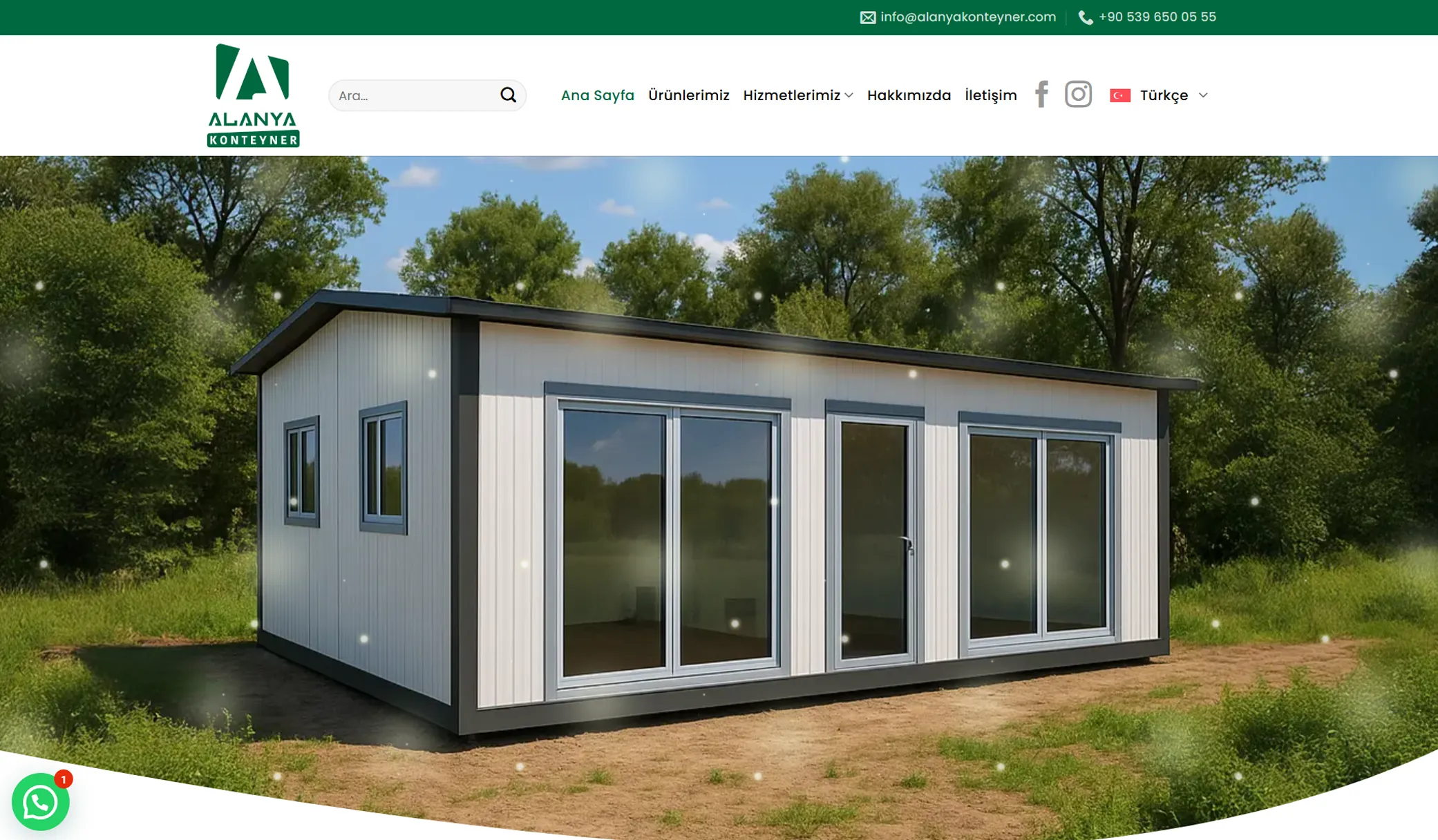 Alanya Konteyner - S Plus Web referansı