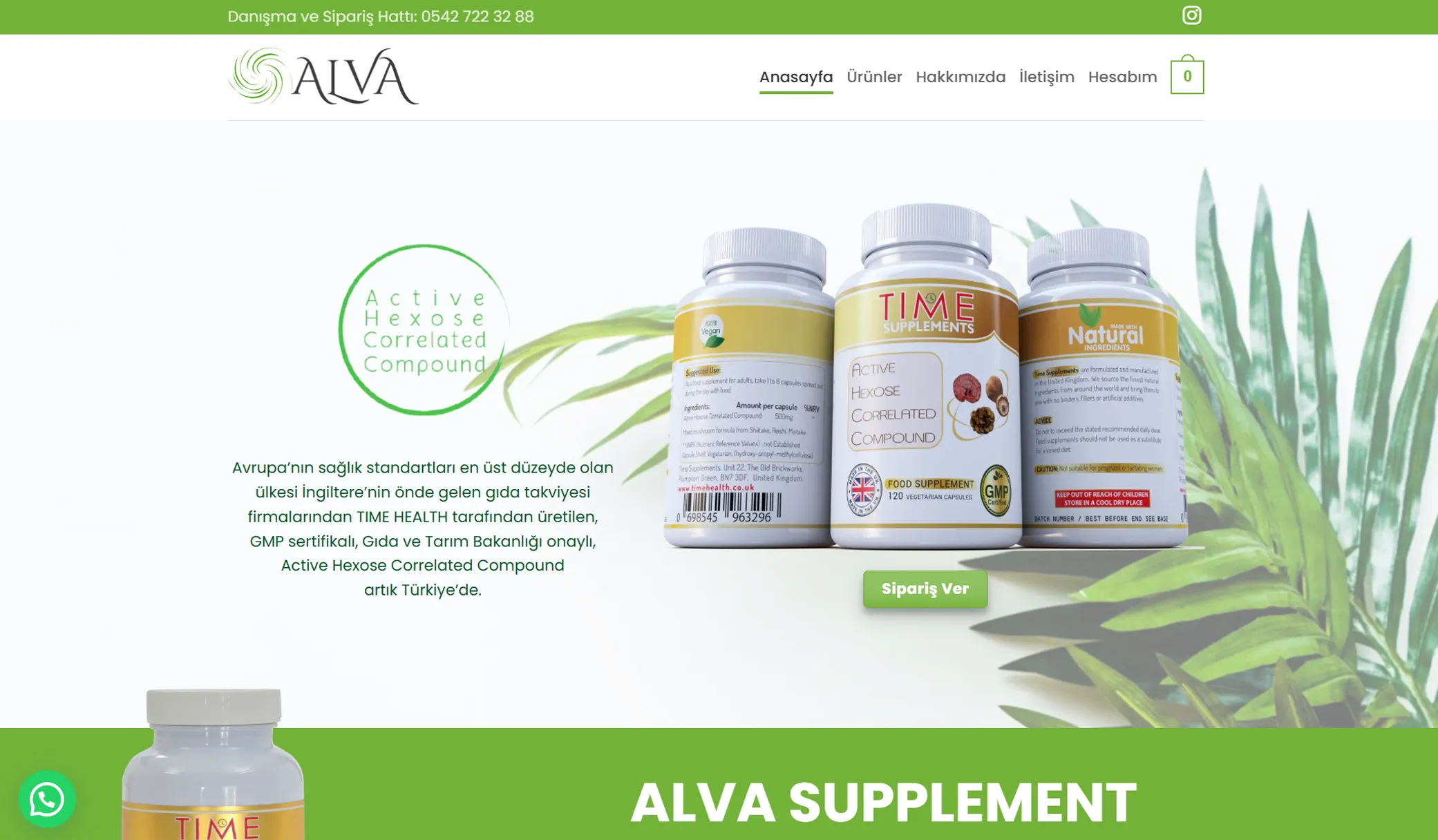 Alva Supplement - S Plus Web referansı