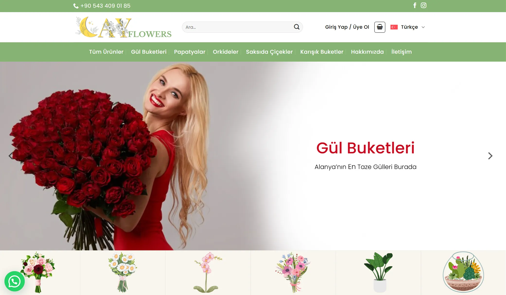 Ay Flowers - S Plus Web referansı
