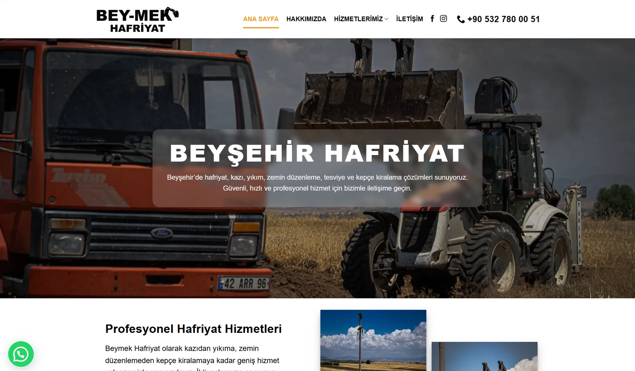 Beyşehir Hafriyat - S Plus Web referansı