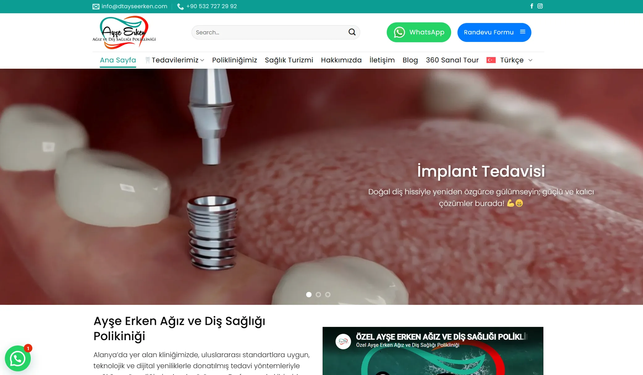 Dt. Ayşe Erken - S Plus Web referansı