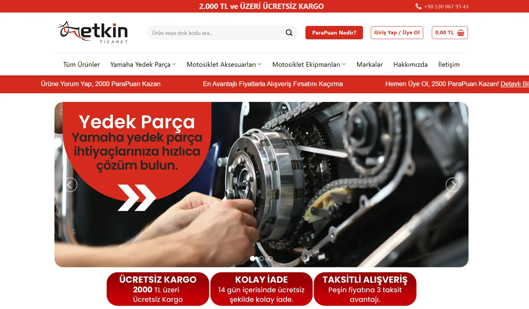 Etkin Motor - S Plus Web referansı