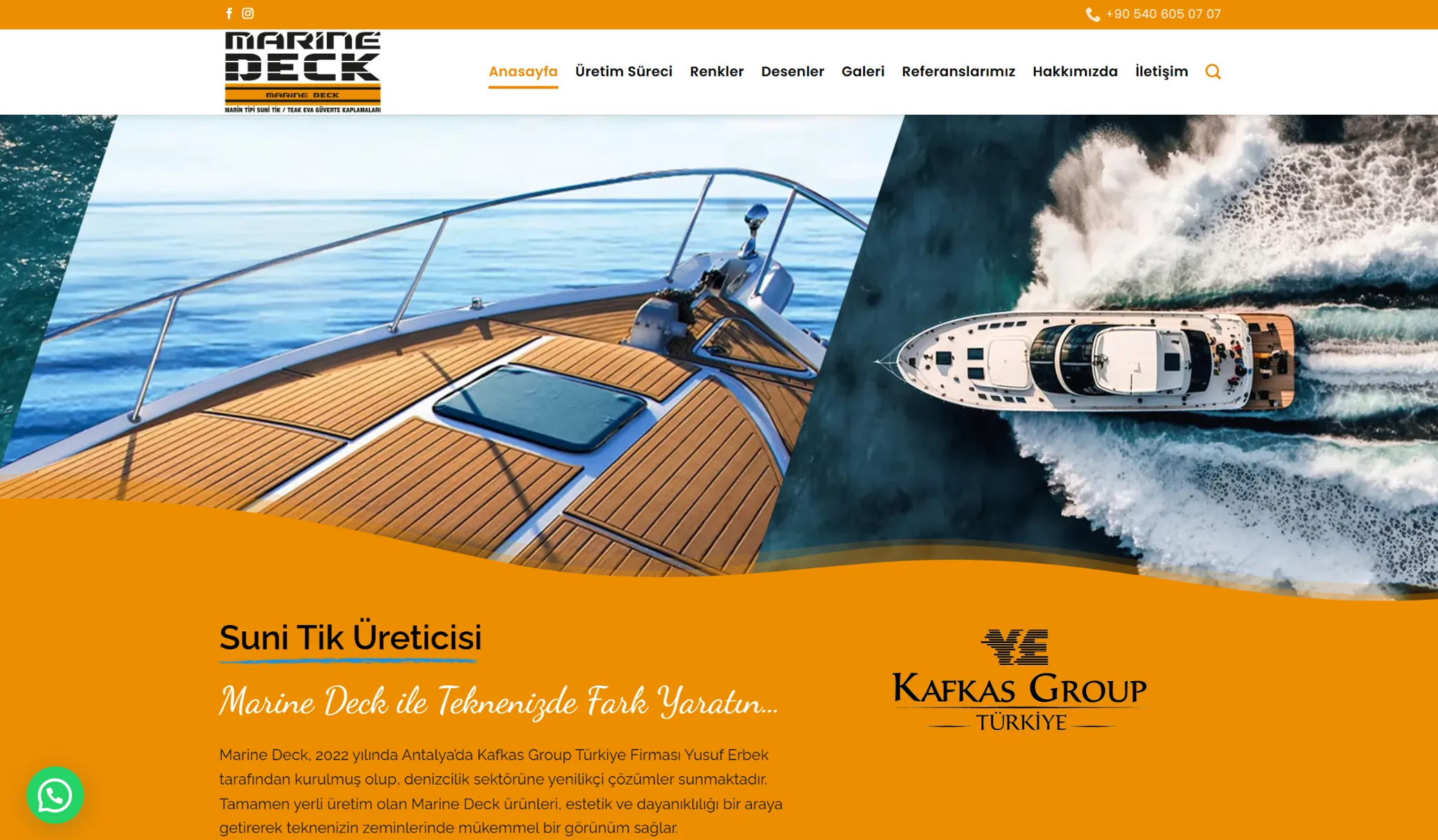 Marine Deck - S Plus Web referansı