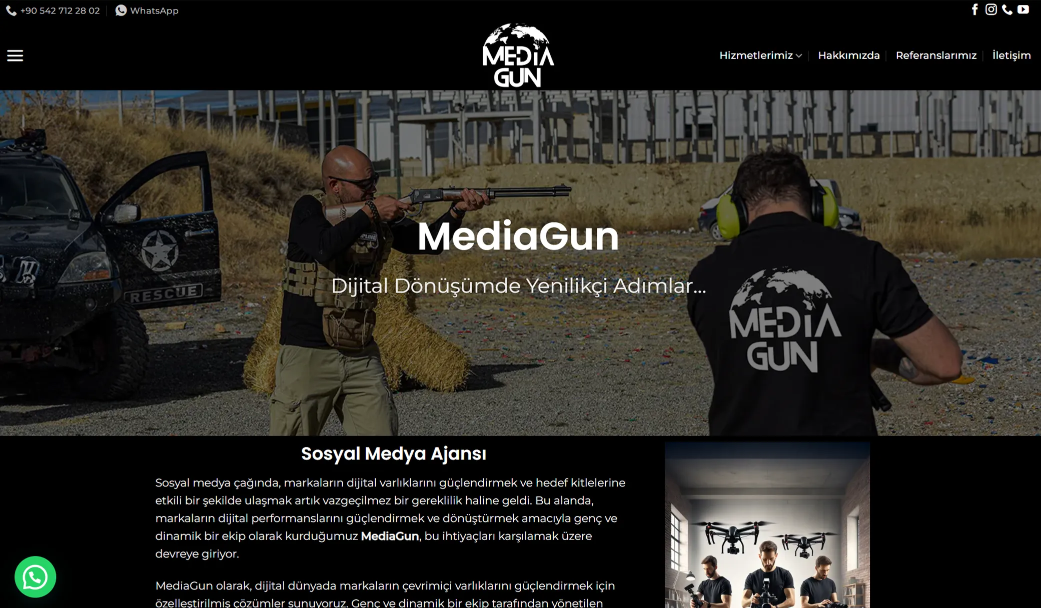 MediaGun - S Plus Web referansı