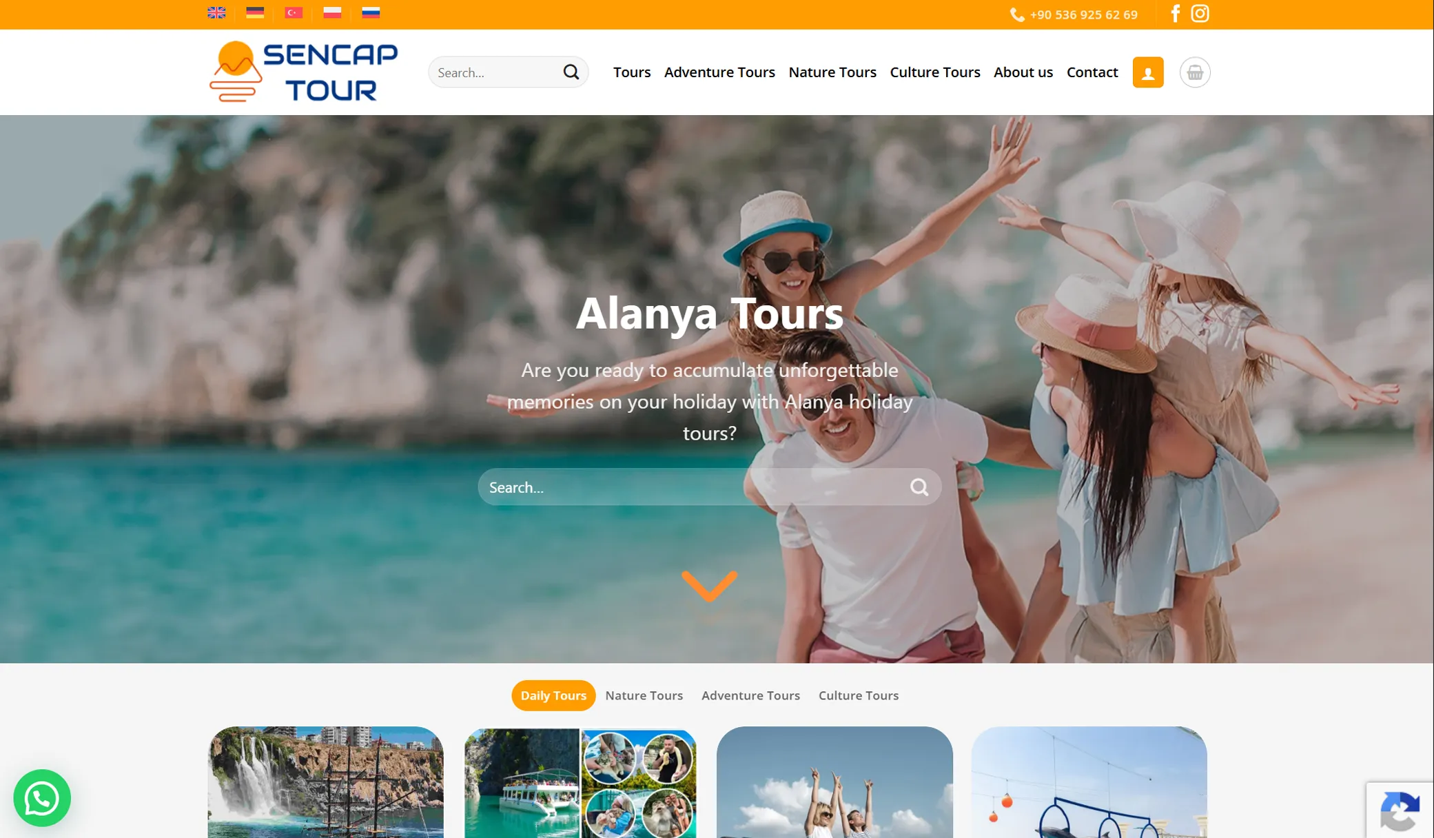 Sencap Tour - S Plus Web referansı